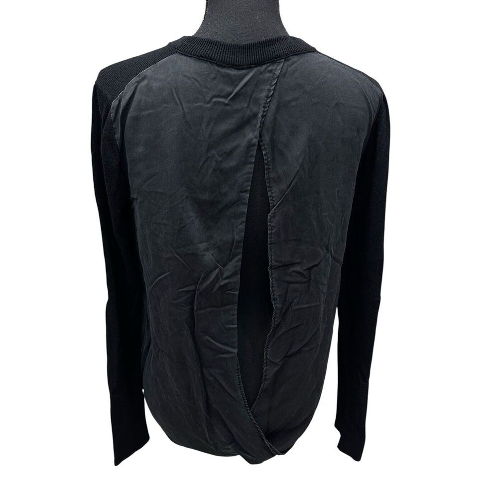 Lululemon Womens Still At Ease Pullover Sweater Black Cashmere Blend Size 8 - Picture 3 of 7